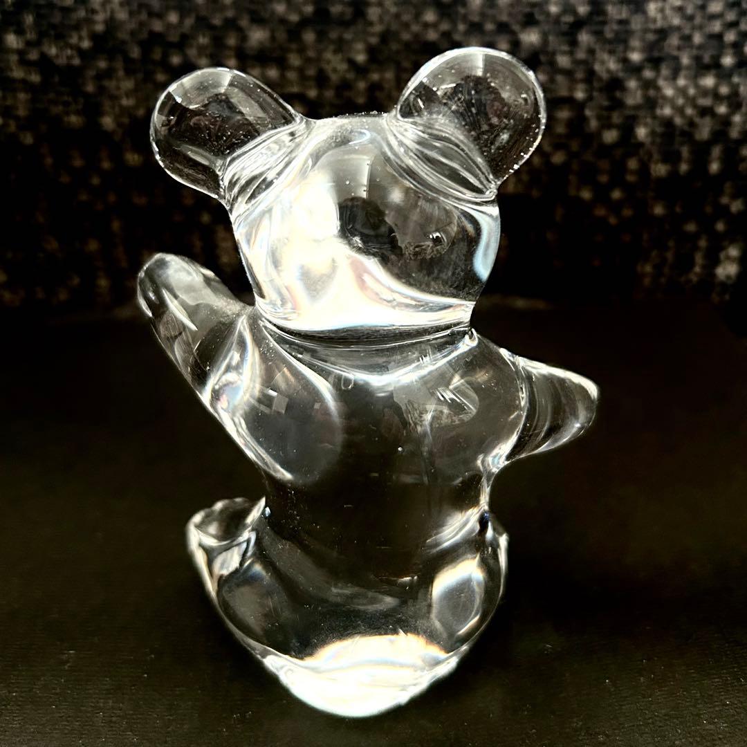 Daum France ドーム クリスタル フィギュリン クリスタル置物 熊置物