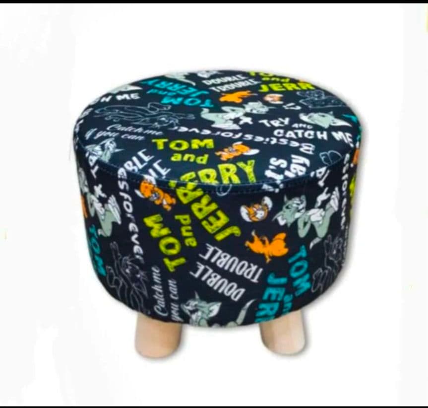 トムとジェリー くつろぎスツール イエロー