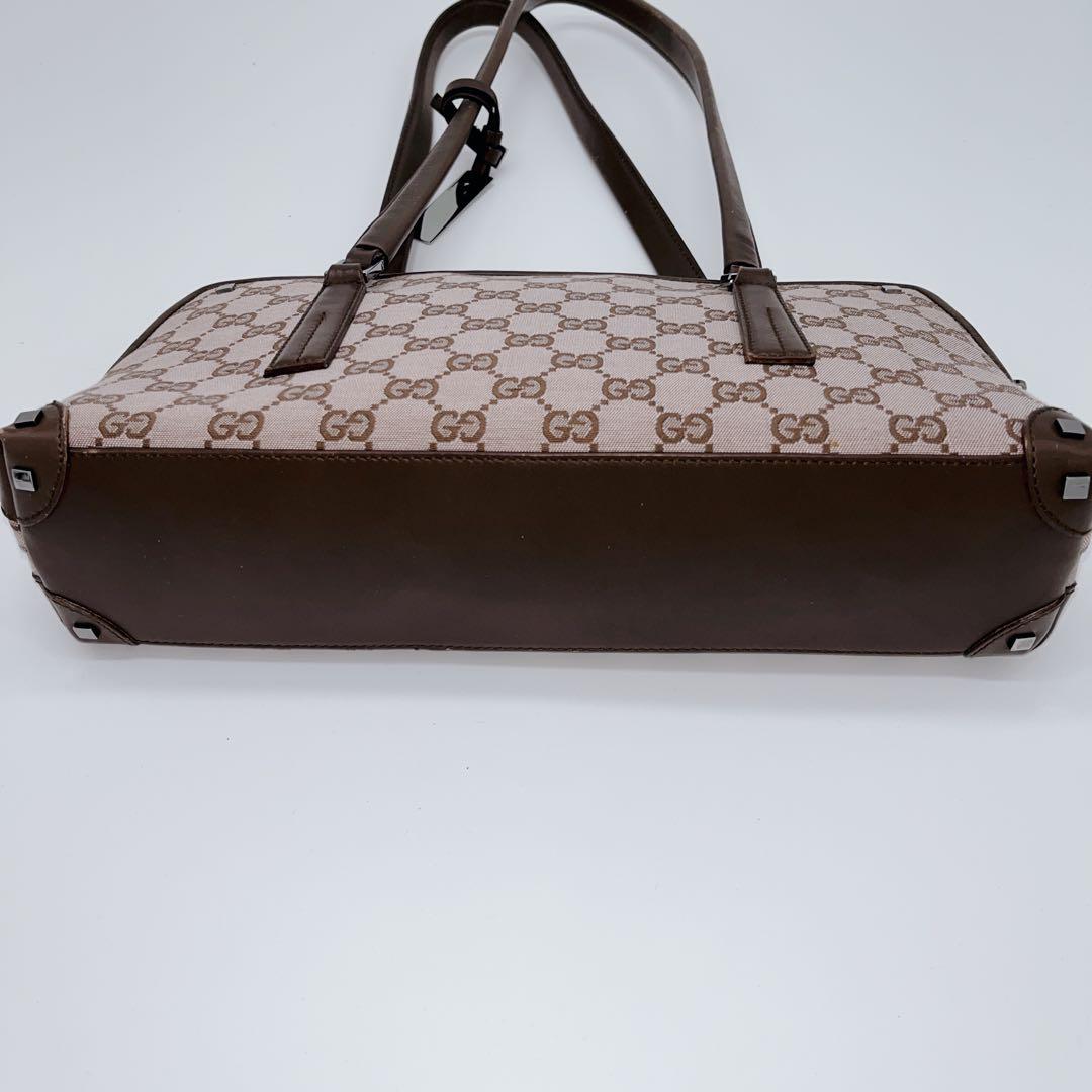 GUCCI グッチ　ハンドバック　001 4283 GG柄 GGキャンバス　肩掛