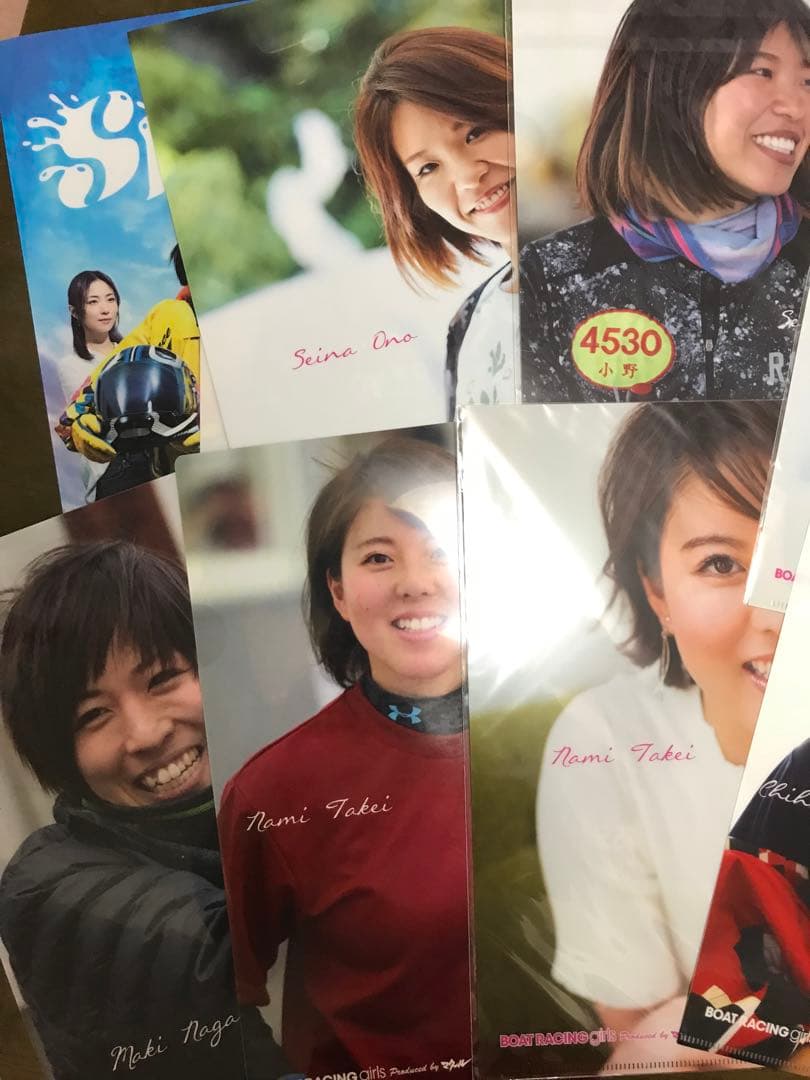 大山千広　中村桃佳　守屋美穂　小野生奈　ボート　競艇　クリアファイル