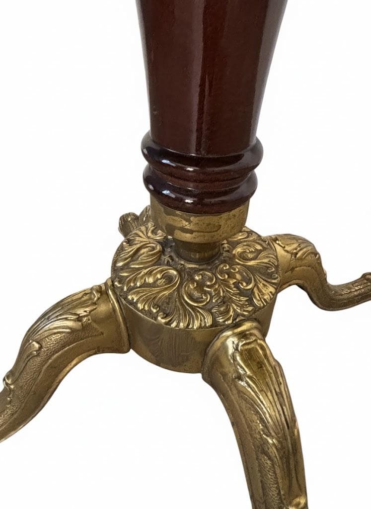 天然オニキス φ1000mm｜1枚物 天然石天板 脚付き ラウンドテーブル