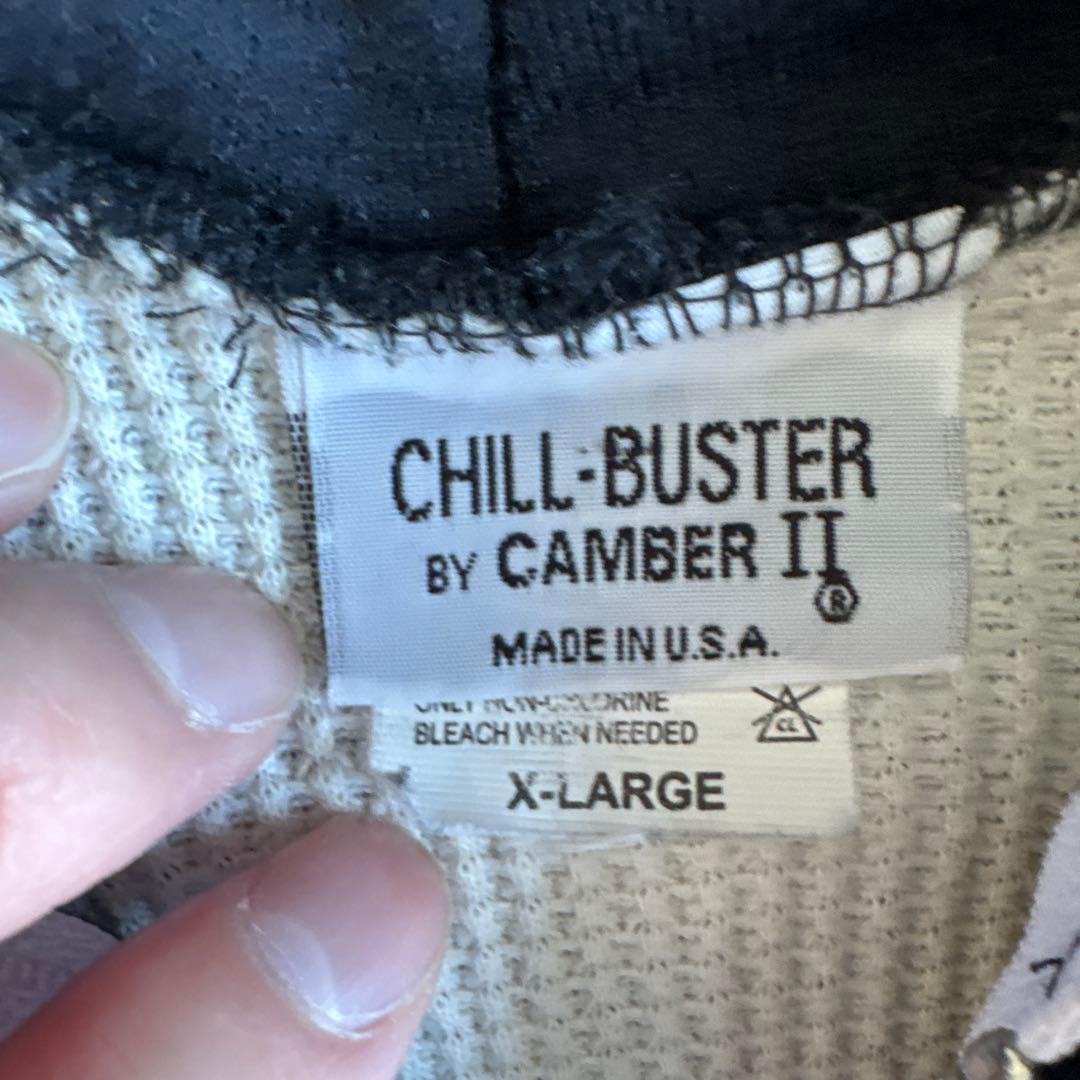 camber サーマルジップパーカー ブラック USA製 ダブルフェイス