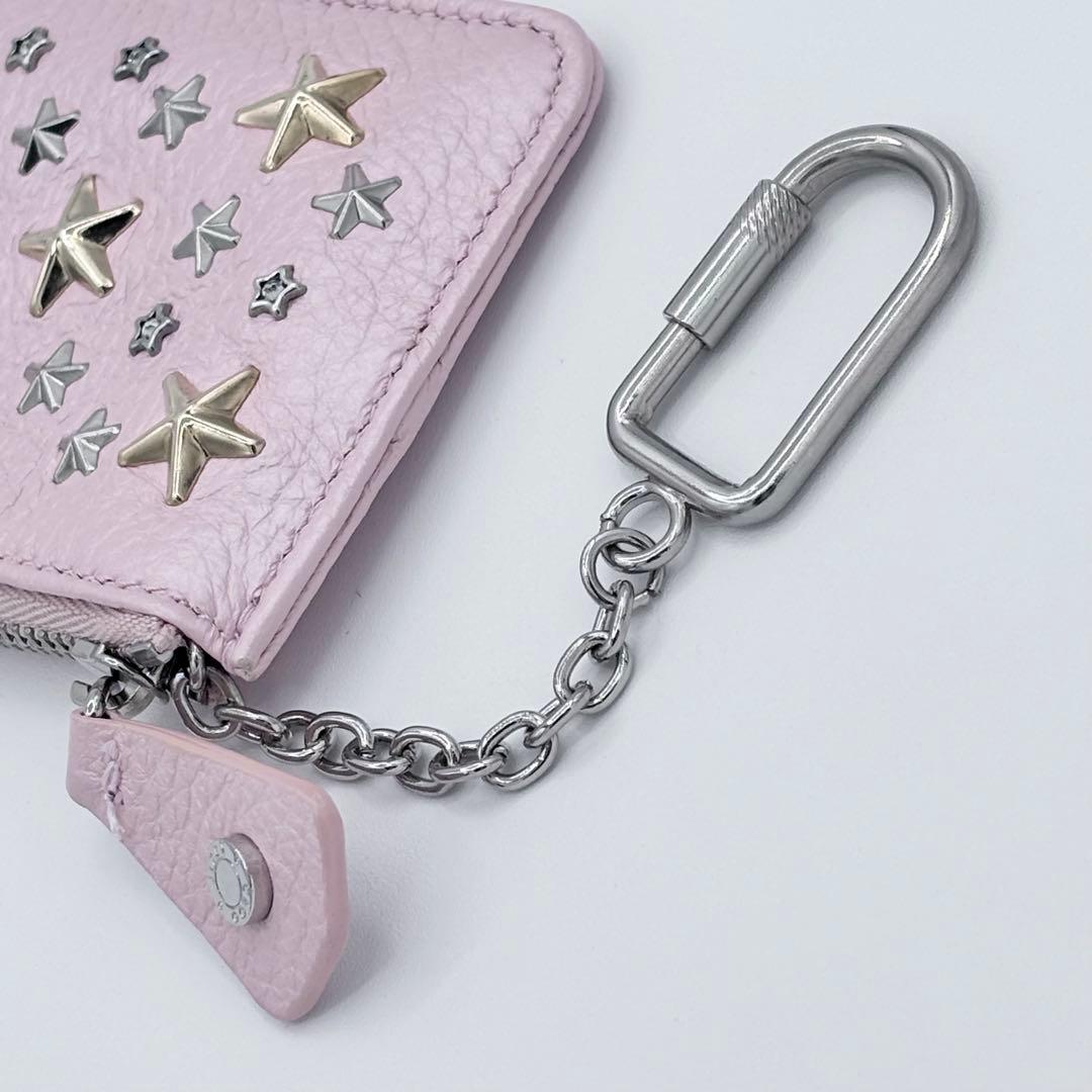 ✨超美品✨ JIMMY CHOO スター スタッズ ケース キーリング付