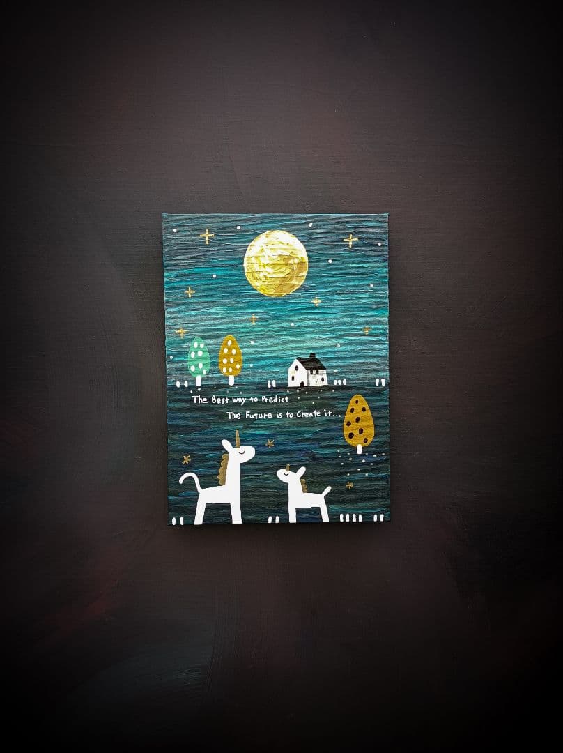 ✿月野乃亜 新年限定 Unique作品 F4／333×242mm 現代アート