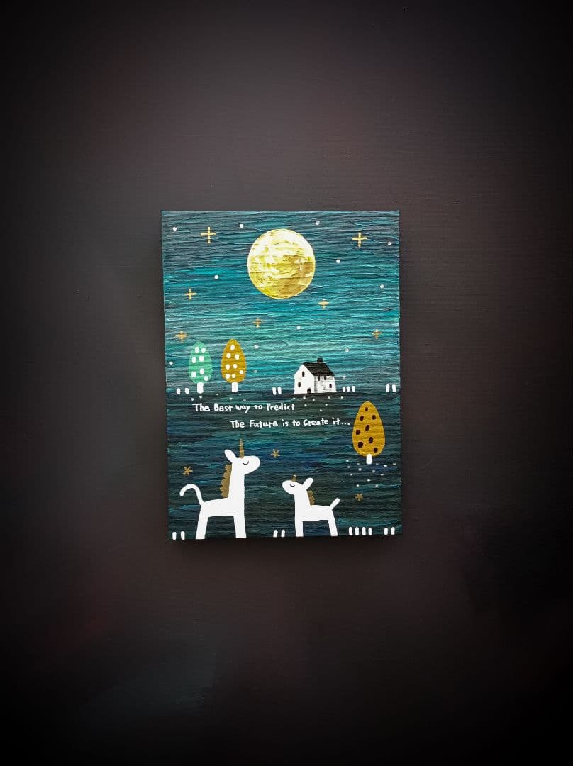 ✿月野乃亜 新年限定 Unique作品 F4／333×242mm 現代アート