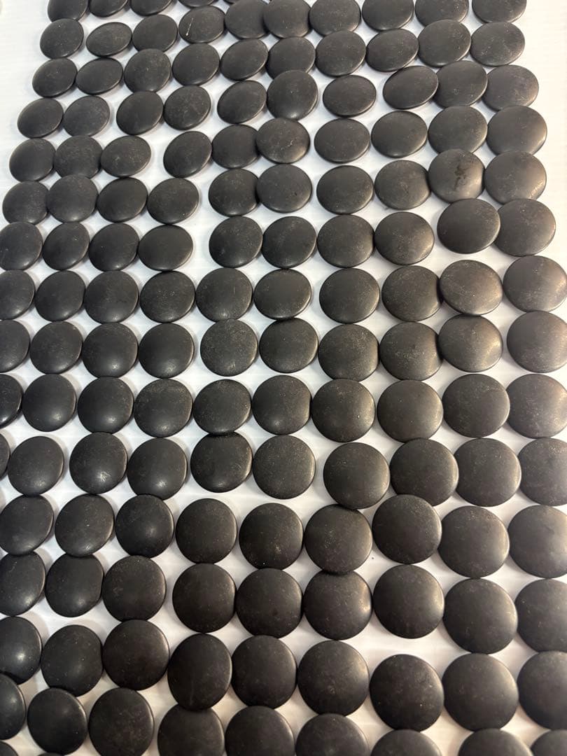 囲碁 碁石 蛤 177個 那智黒 168個 ケース付き　洗浄済み ハマグリ