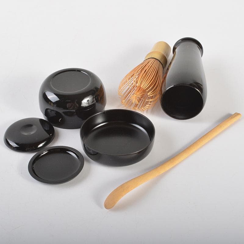 溜柿合ヘギ目　七宝蒔絵　茶箱　京焼　加藤昌山造　茶碗　棗など　八点　VR6757