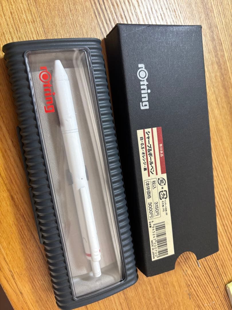 無印良品 ロットリングコラボ トリオペン ホワイト