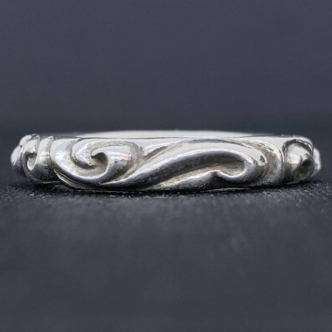 正規品 CHROME HEARTS SCROLLBAND RING 21.5号