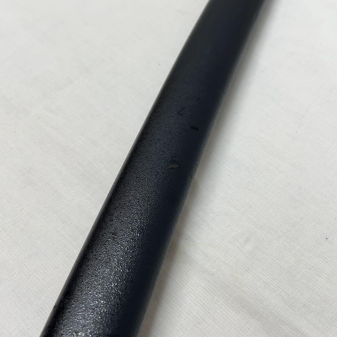 【模造刀】太刀 鉄鍔 透かし樋入り 全長102.0センチ 日本刀 刀剣 黒鞘