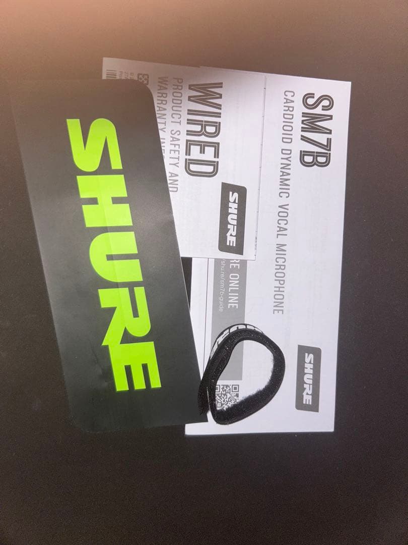 SHURE SM7B 【使用1度のみ】