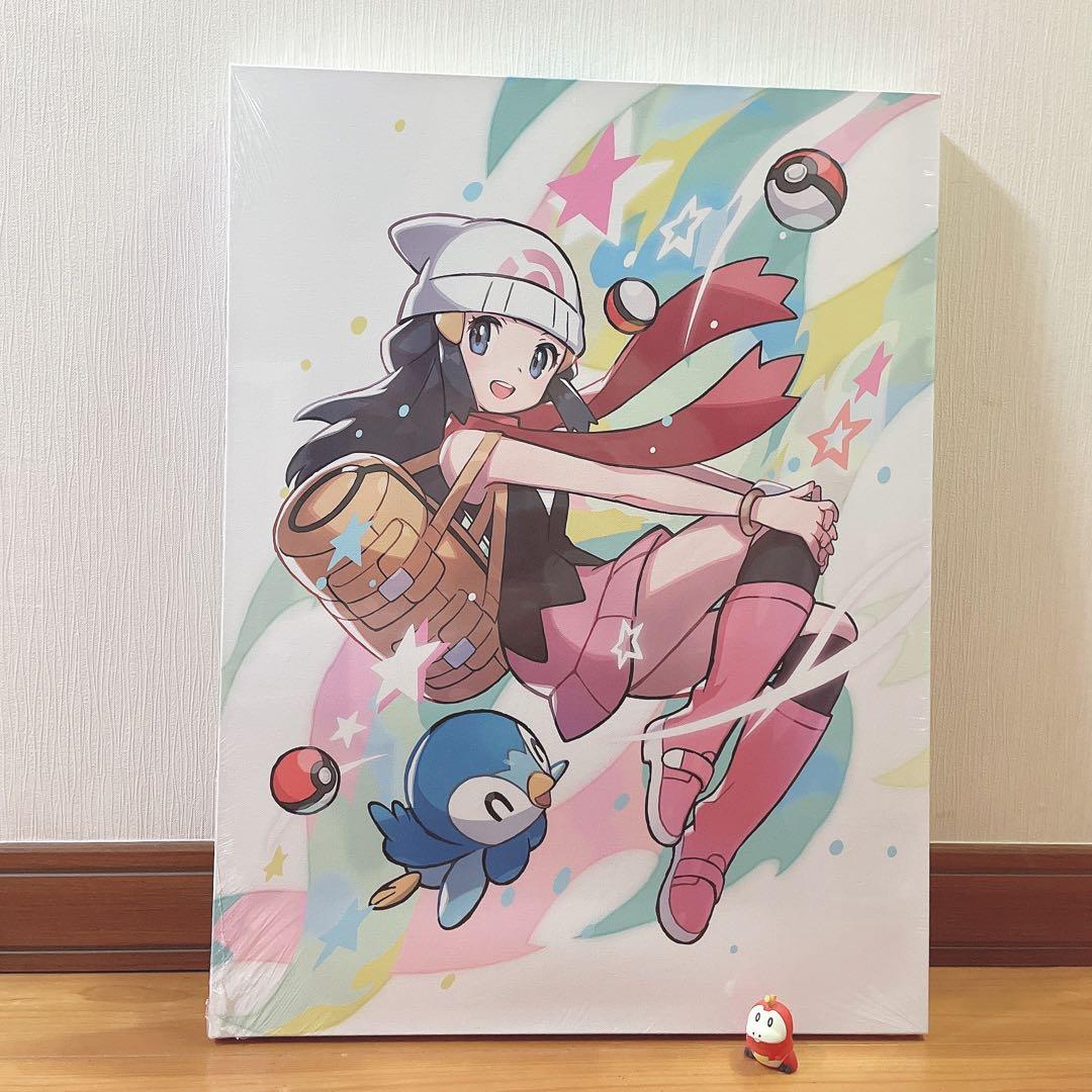 ヒカリ】海外ポケモンセンター限定 キャンバス ウォールアート
