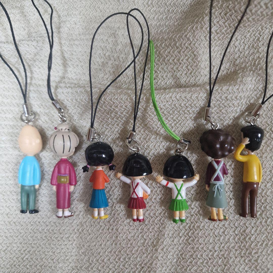 【非売品】レア　ちびまる子ちゃん　ストラップ　十六茶　コンプリートセット