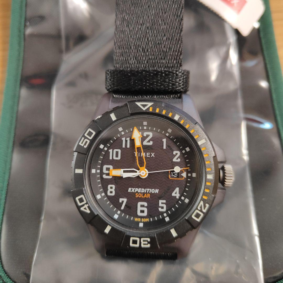 【新品未使用・メーカ保証付】TIMEX EXPEDITION SOLAR 腕時計