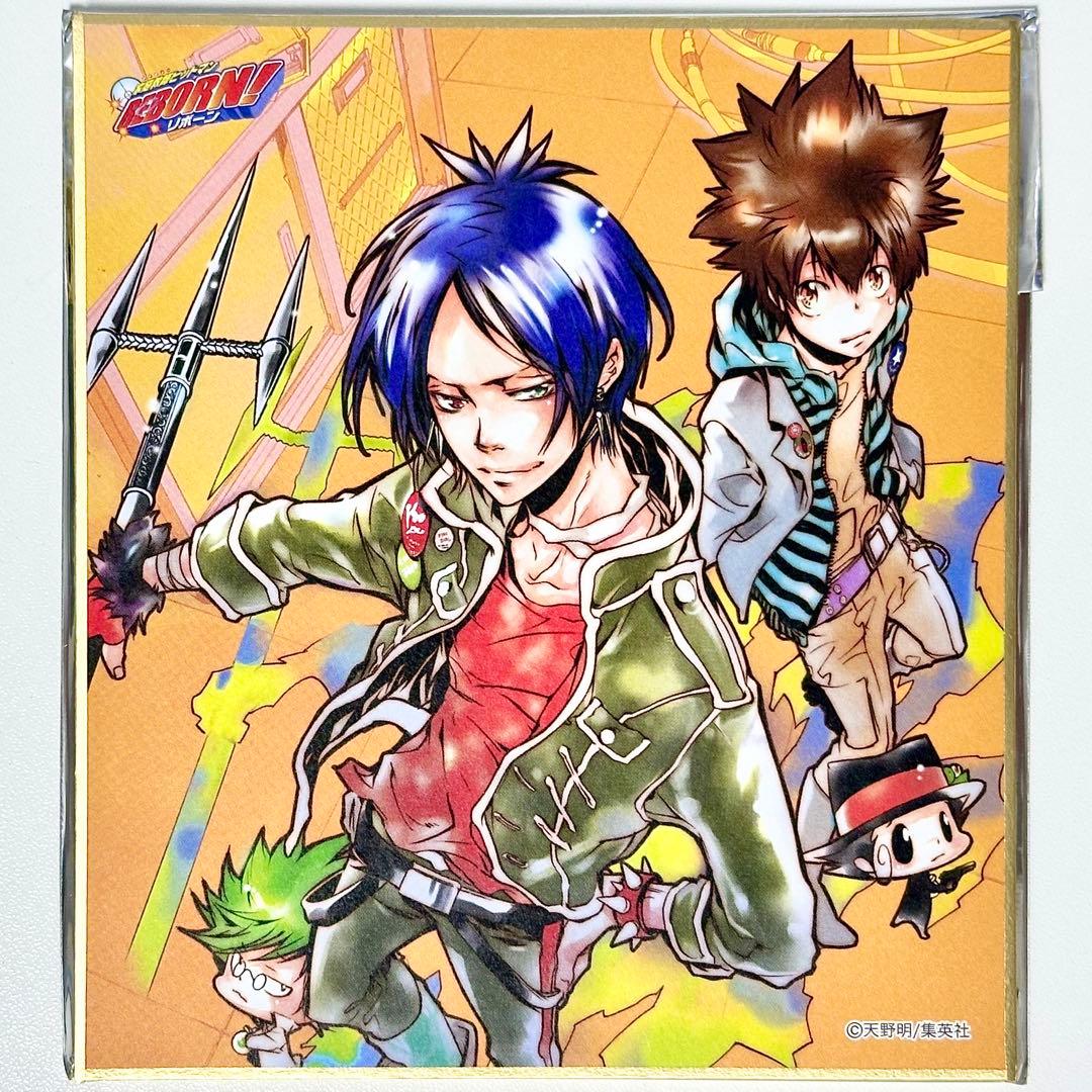 家庭教師ヒットマンREBORN! 沢田綱吉 六道骸 色紙 天野明展in京都