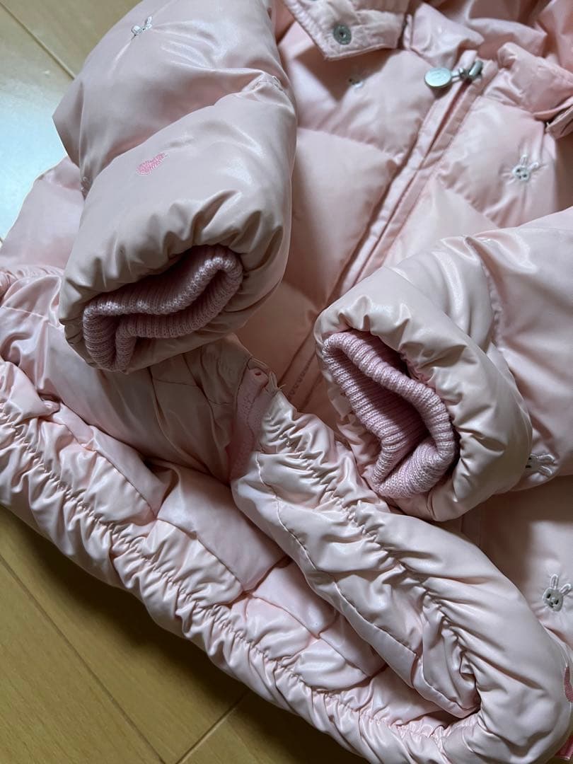 ミキハウス　ダウンコート　うさこ　80cm