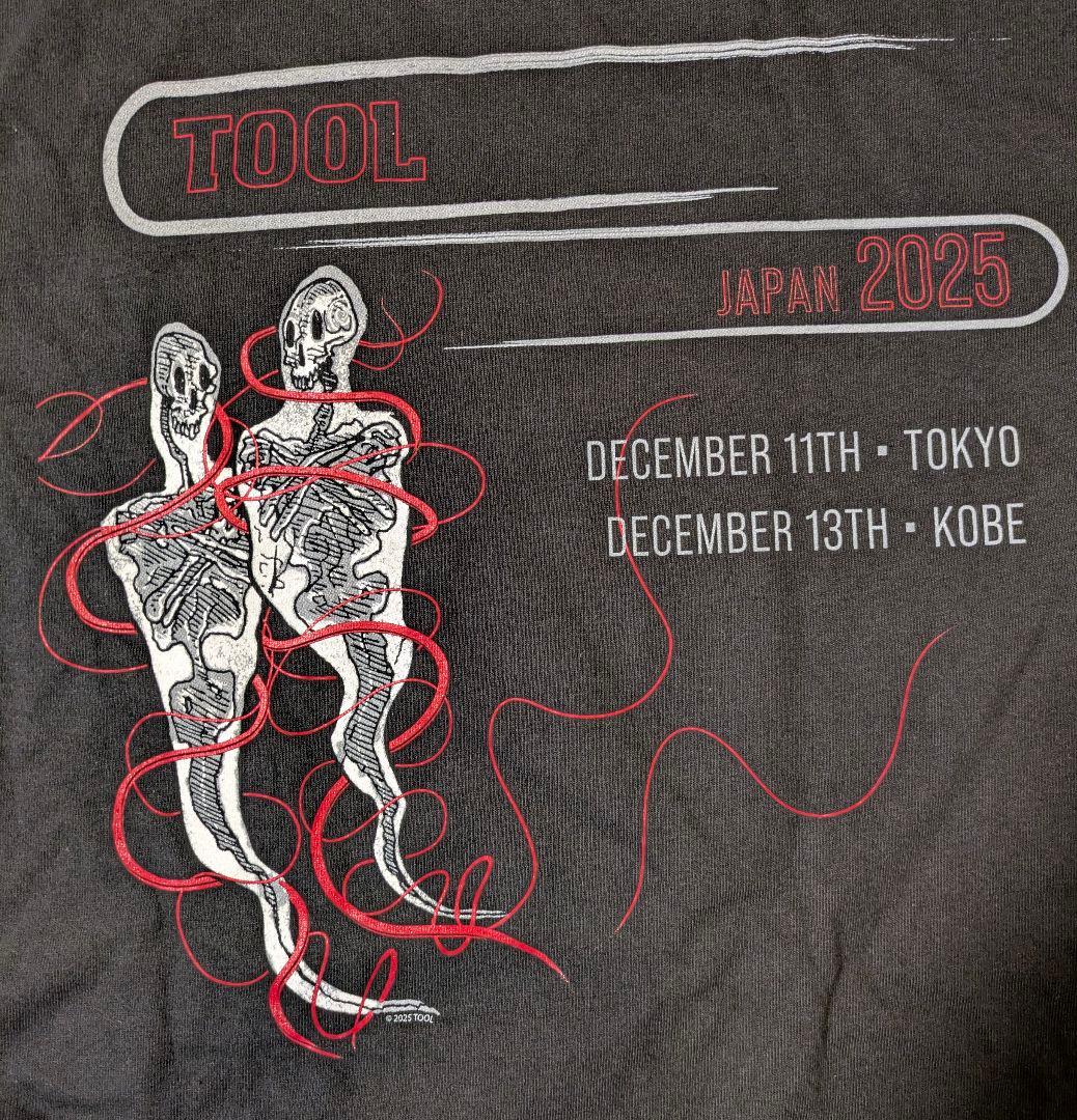 【未着用】TOOL 日本2025年限定デザイン Tシャツ L
