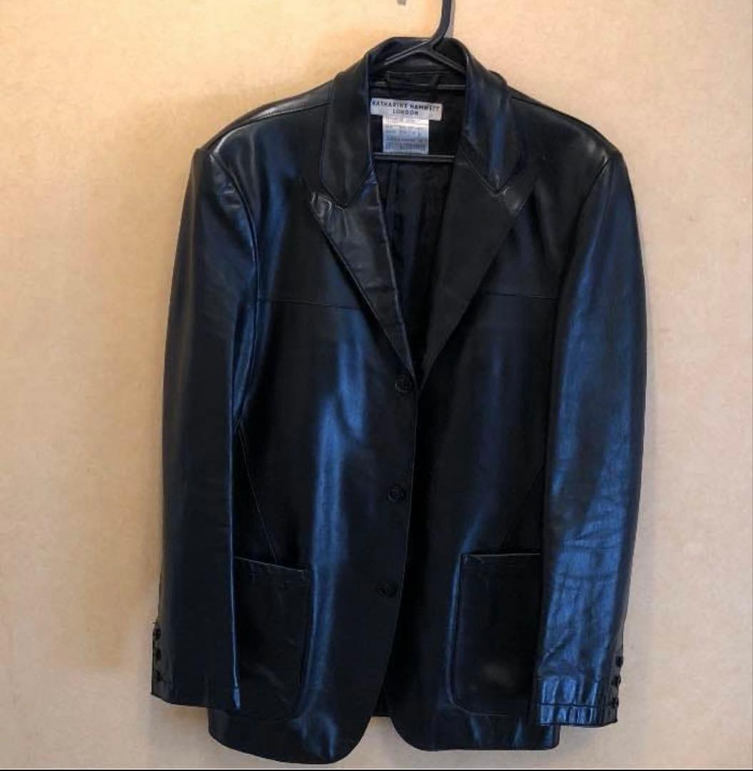 KATHARINE HAMNETT LONDON レザージャケット Mサイズ - メルカリ