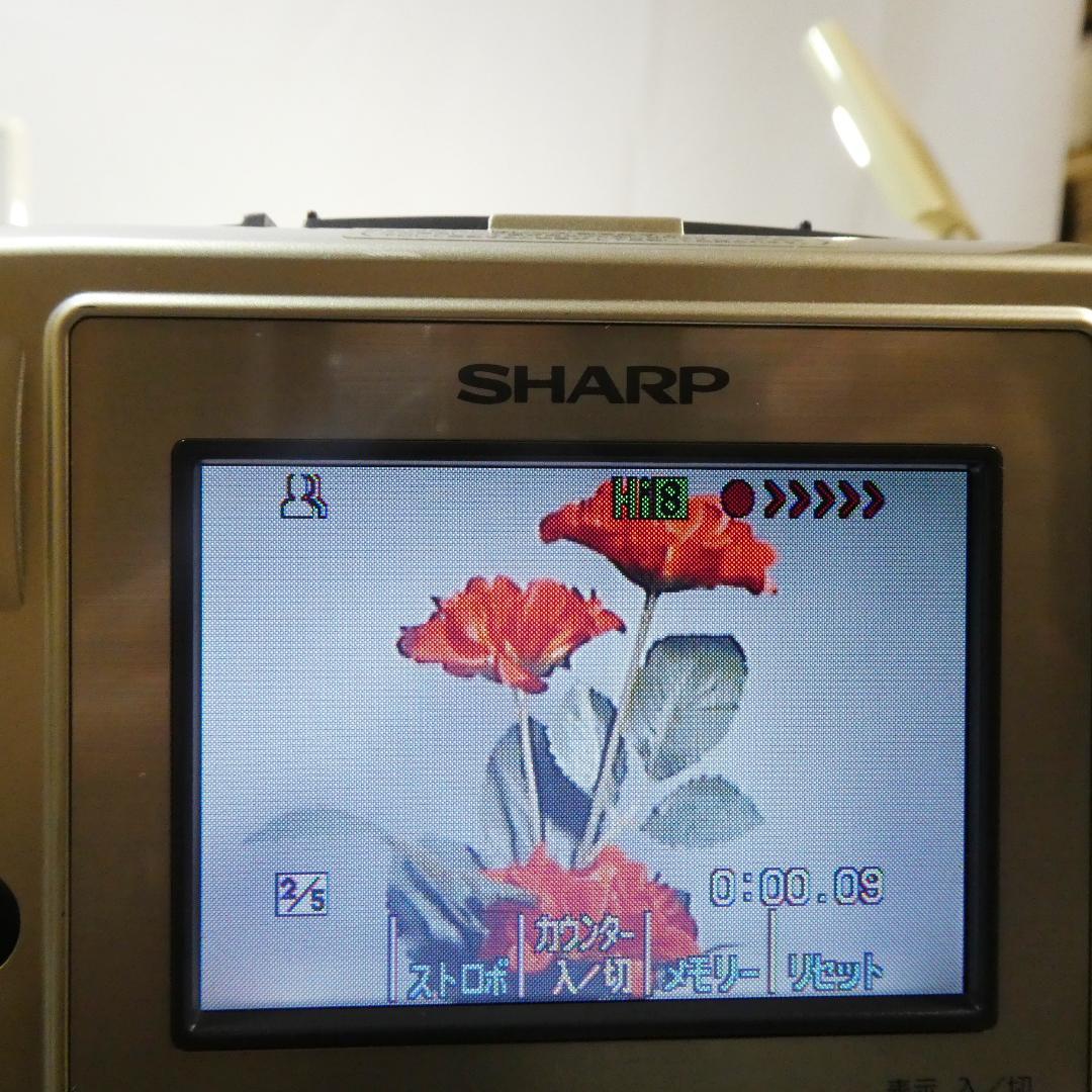美品・動作良好　Video.Hi8 シャープVL-EH500 8ミリビデオカメラ