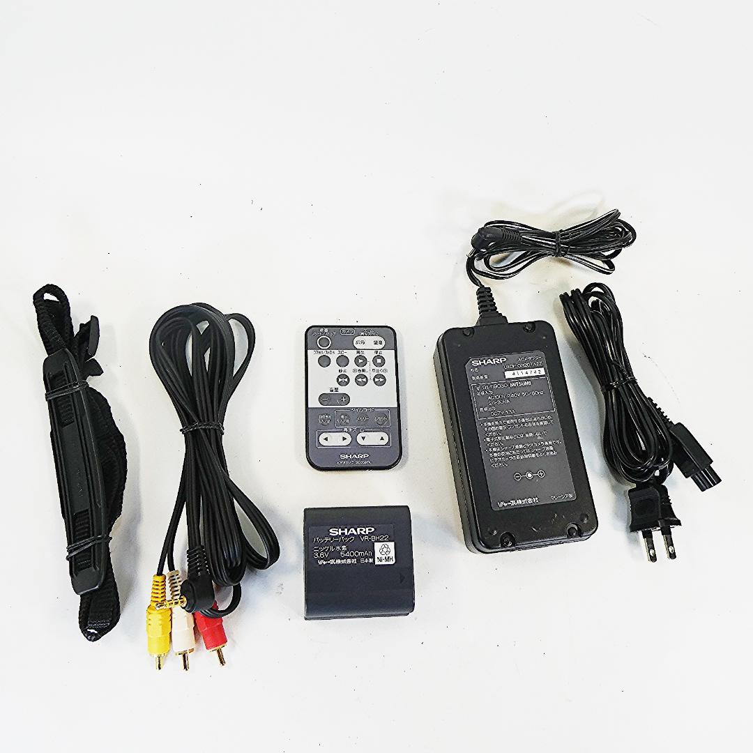 美品・動作良好　Video.Hi8 シャープVL-EH500 8ミリビデオカメラ