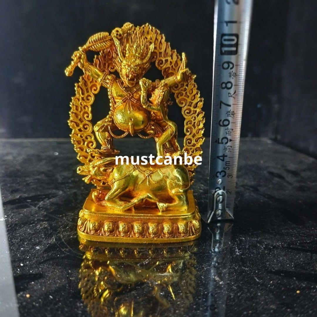 仏教美術 閻魔敵護法神像 奉納仏 大威徳 鎮宅辟邪 開運 招財 置物 工芸品