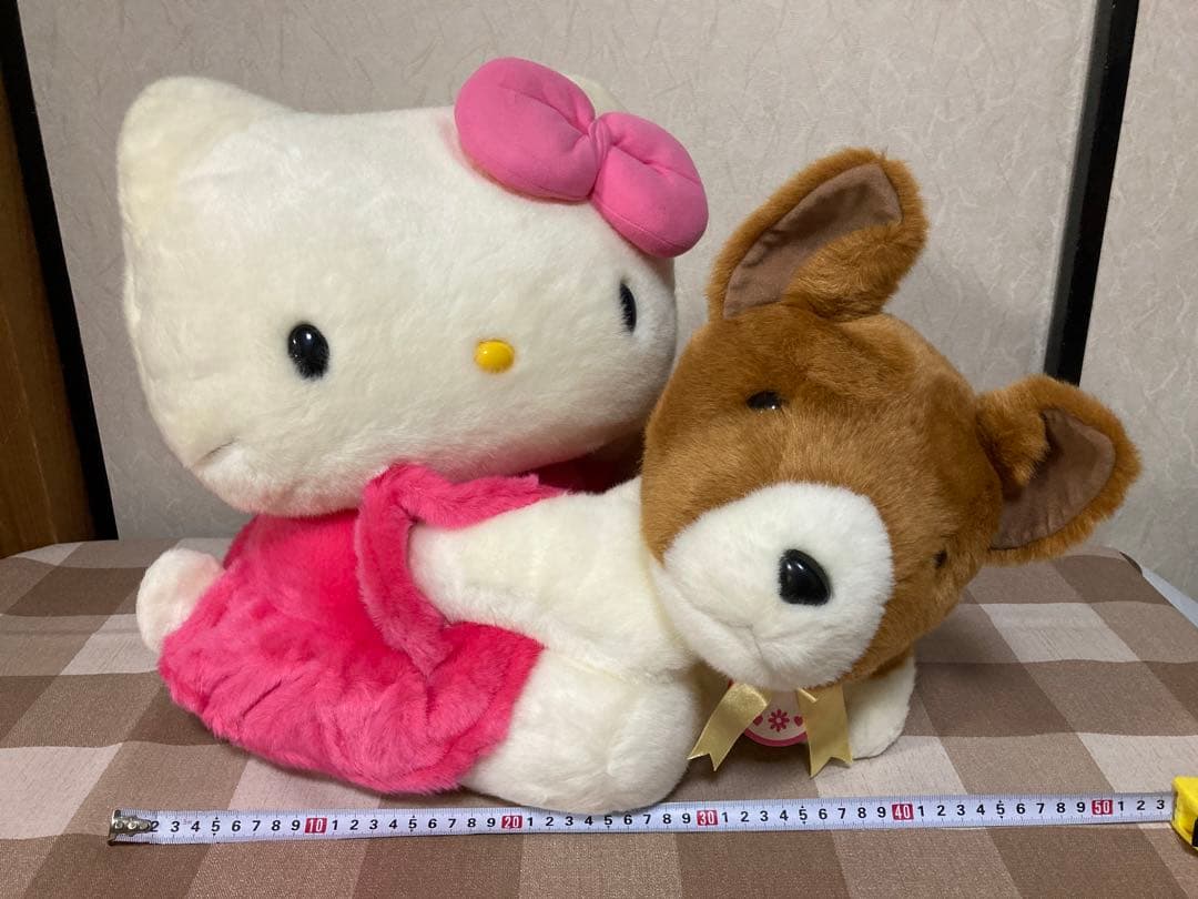 ハローキティ キティとお友達のウェルッシュ・コーギー ぬいぐるみ