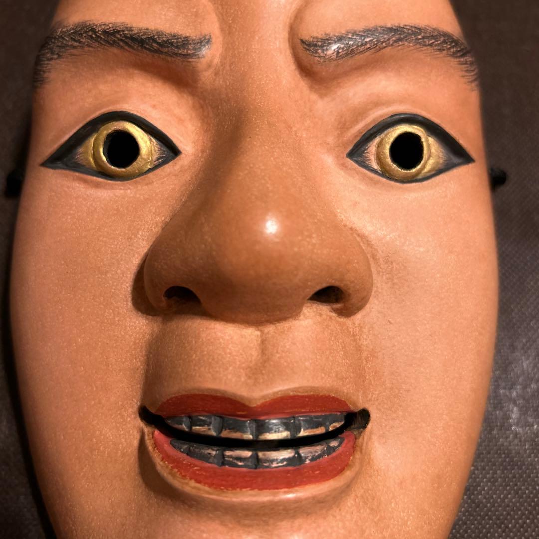 能面 木彫り 大童子 おおどうじ - メルカリ