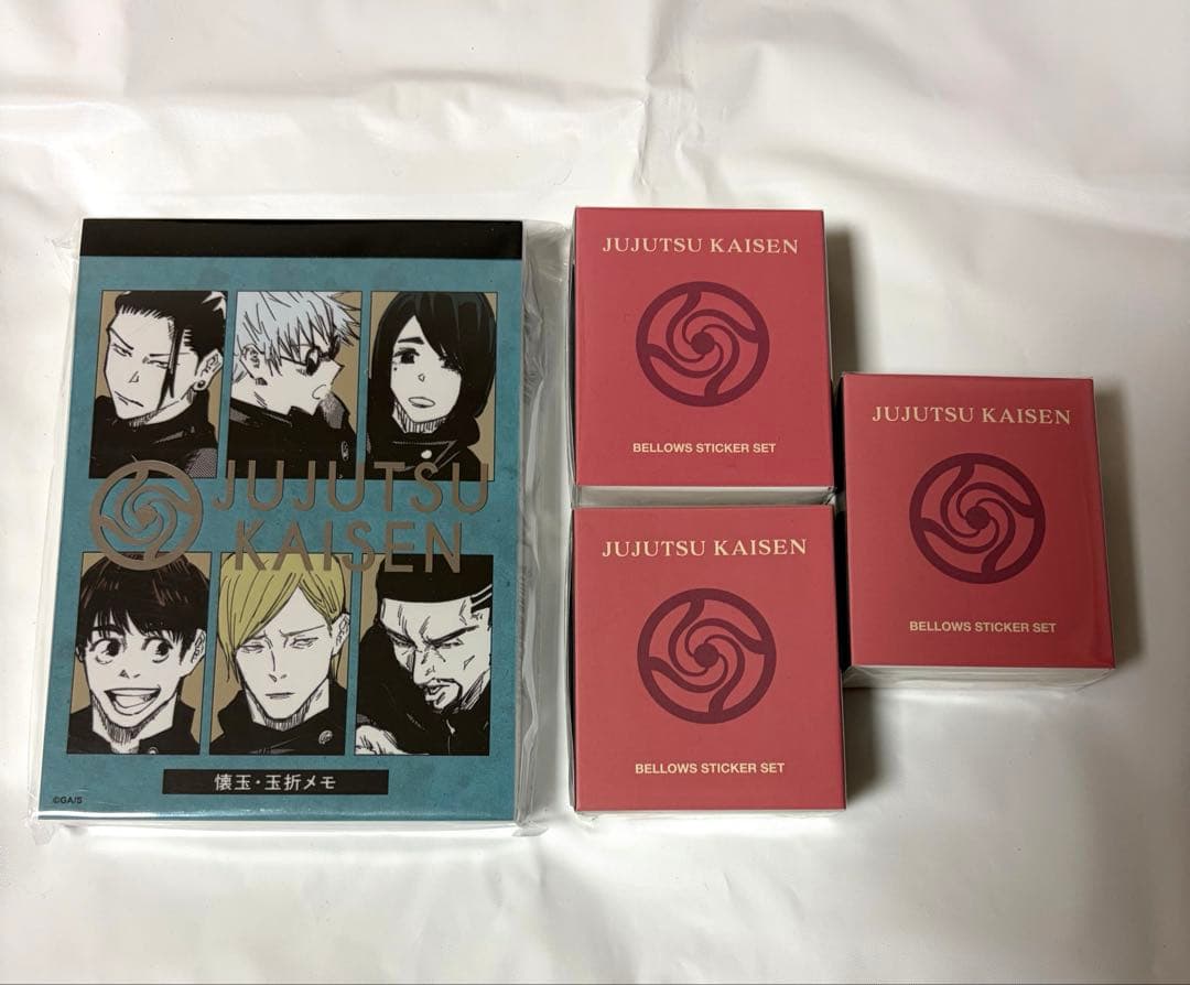 呪術廻戦 メモ帳 ベローズ ステッカー ジャンフェス 呪術廻戦 ベローズステッカー ジャンフェス2026 ジャンプフェスタ2026