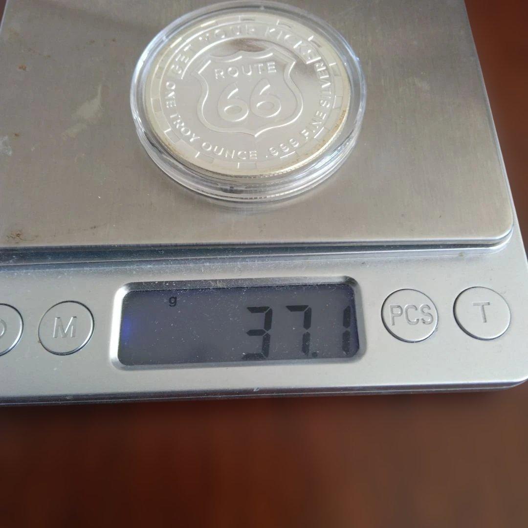 ルート66 1トロイオンス銀メダル アメリカ「ROUTE 66 ルート