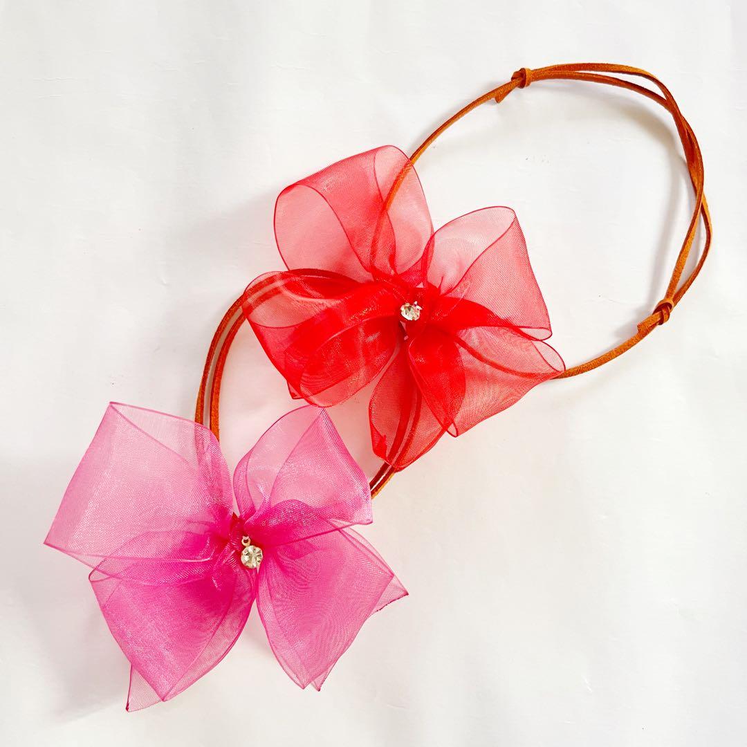 097】トリミングリボン トリミングチョーカー オーガンジー✿ランダム