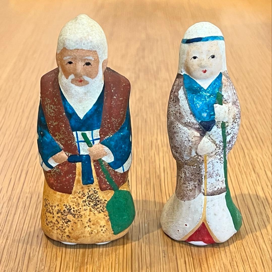 高砂人形 土人形 縁起物 民藝 - メルカリ