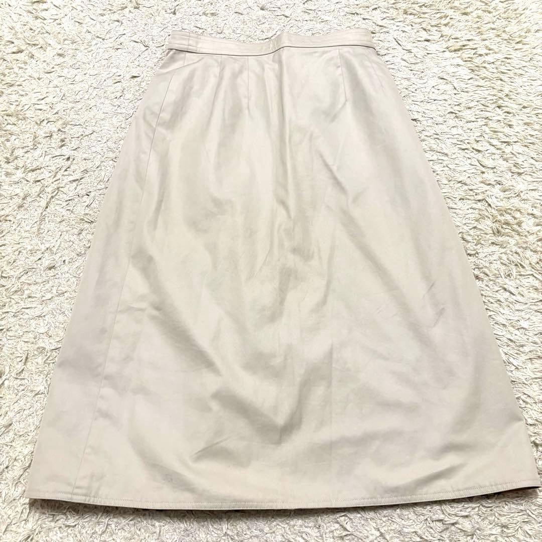 バーバリー　リバーシブルスカート　ノバチェック　膝丈　ラップスカート