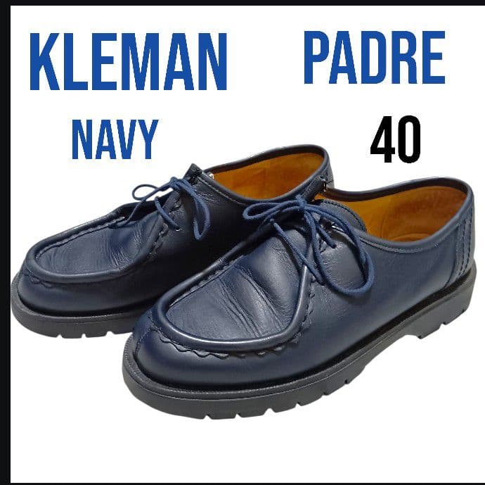 レア KLEMAN パドレ 40 チロリアンシューズ ネイビー レアカラー