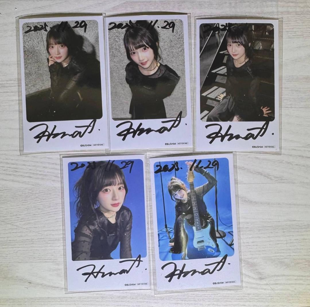 青木陽菜 BLUE TRIP 直筆サイン チェキ風フォトカード コンプセット 青木陽菜 直筆サイン チェキ風フォトカード BLUE TRIP #16 チェキ風