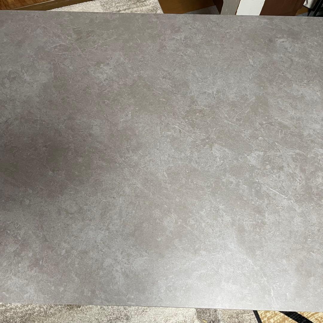 都内23区送料無料✨セラミック・ダイニングテーブル✨収納棚付き 幅140cm