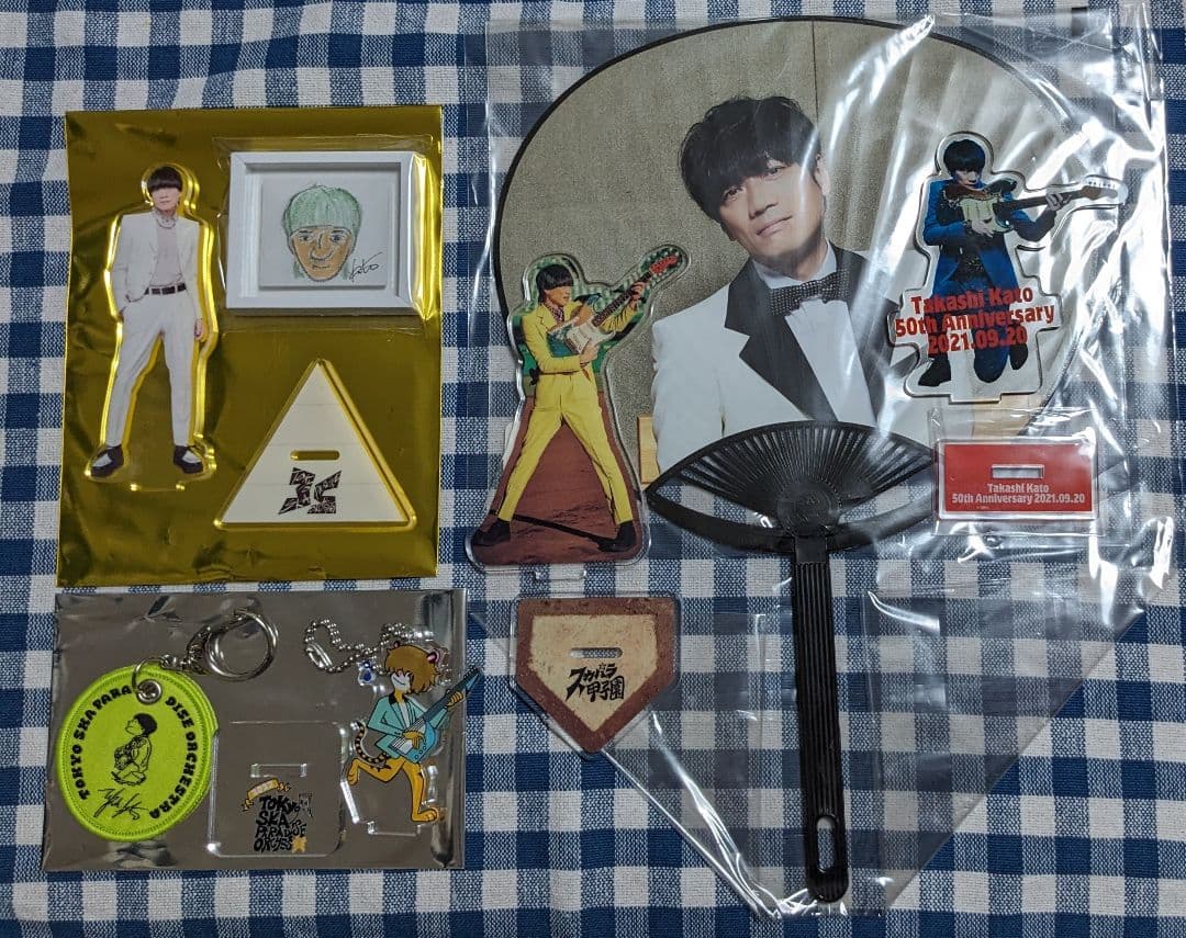 スカパラ　アクスタ　アクキー　うちわ　加藤隆志　セット スカパラアクスタアクキーうちわ加藤隆志セット