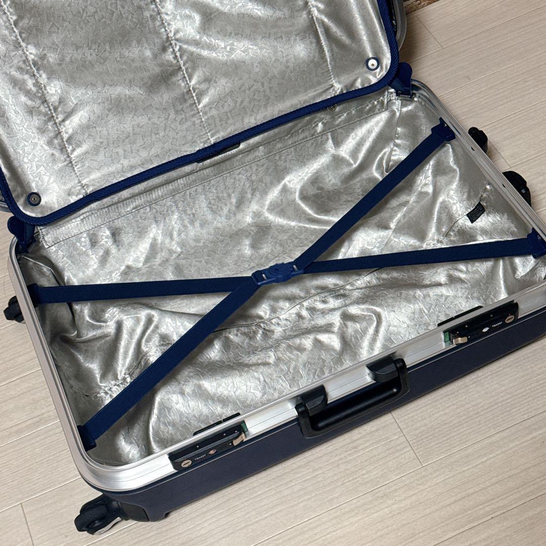 A.L.I キャリーケース アジアラゲージ 容量約85L スーツケース ブルー