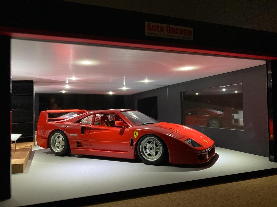 ミニカー専用ジオラマ：1/18 リビングタイプガレージⅠ／男の秘密基地ガレージ！