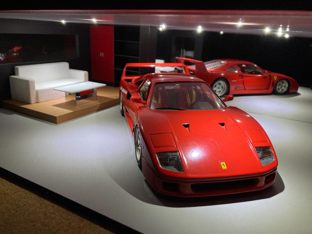 ミニカー専用ジオラマ：1/18 リビングタイプガレージⅠ／男の秘密基地ガレージ！