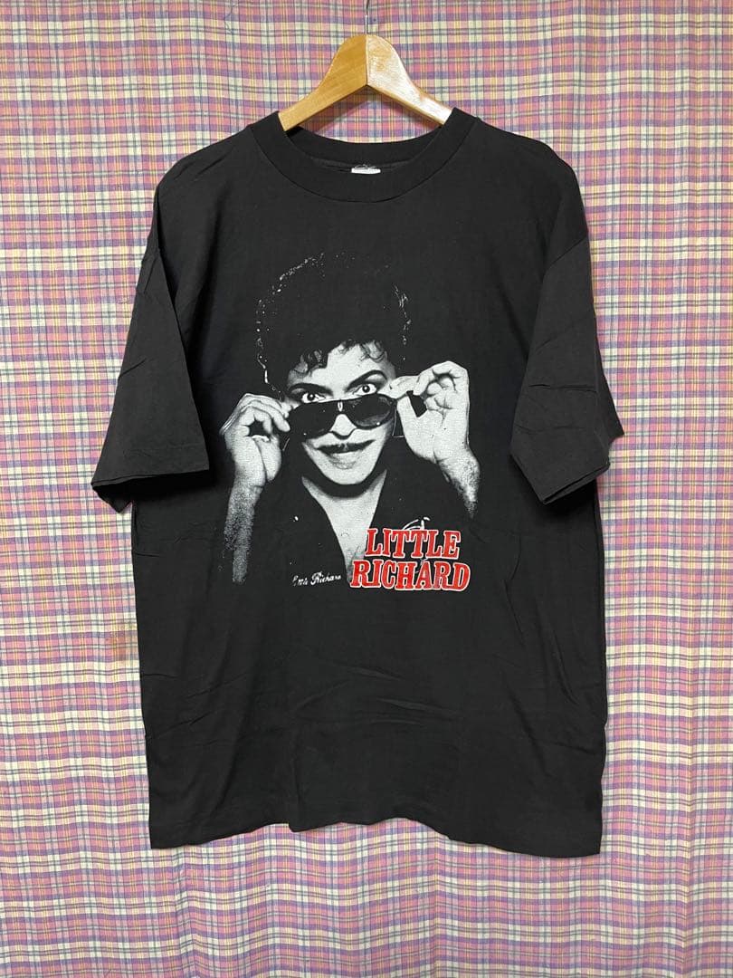 Little Richard◼️リトルリチャード90sビンテージ◼️ロックTシャツ リトル・リチャード LITTLE RICHARD 音楽Tシャツ ロックTシャツ バンド