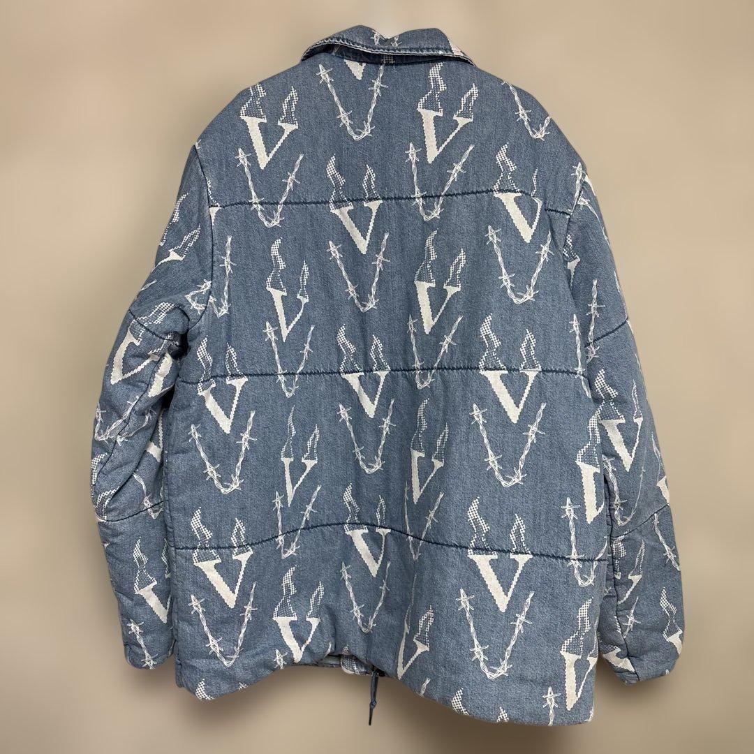 最終値下VOLCOMFergadelic Jacket 総柄デニム中綿ジャケット