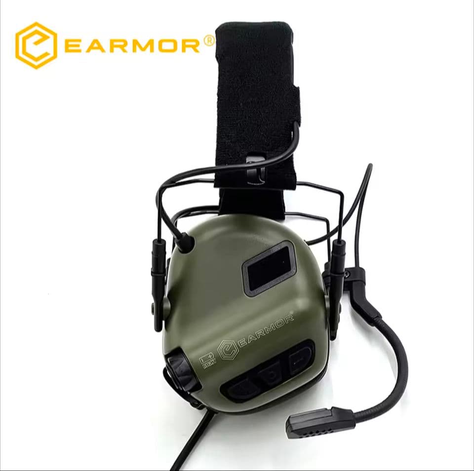 【新品】EARMOR M32 ヘッドセット オリーブグリーン OD OPSMEN EARMOR M32 Tactical Headset Communication Shooting Hearing