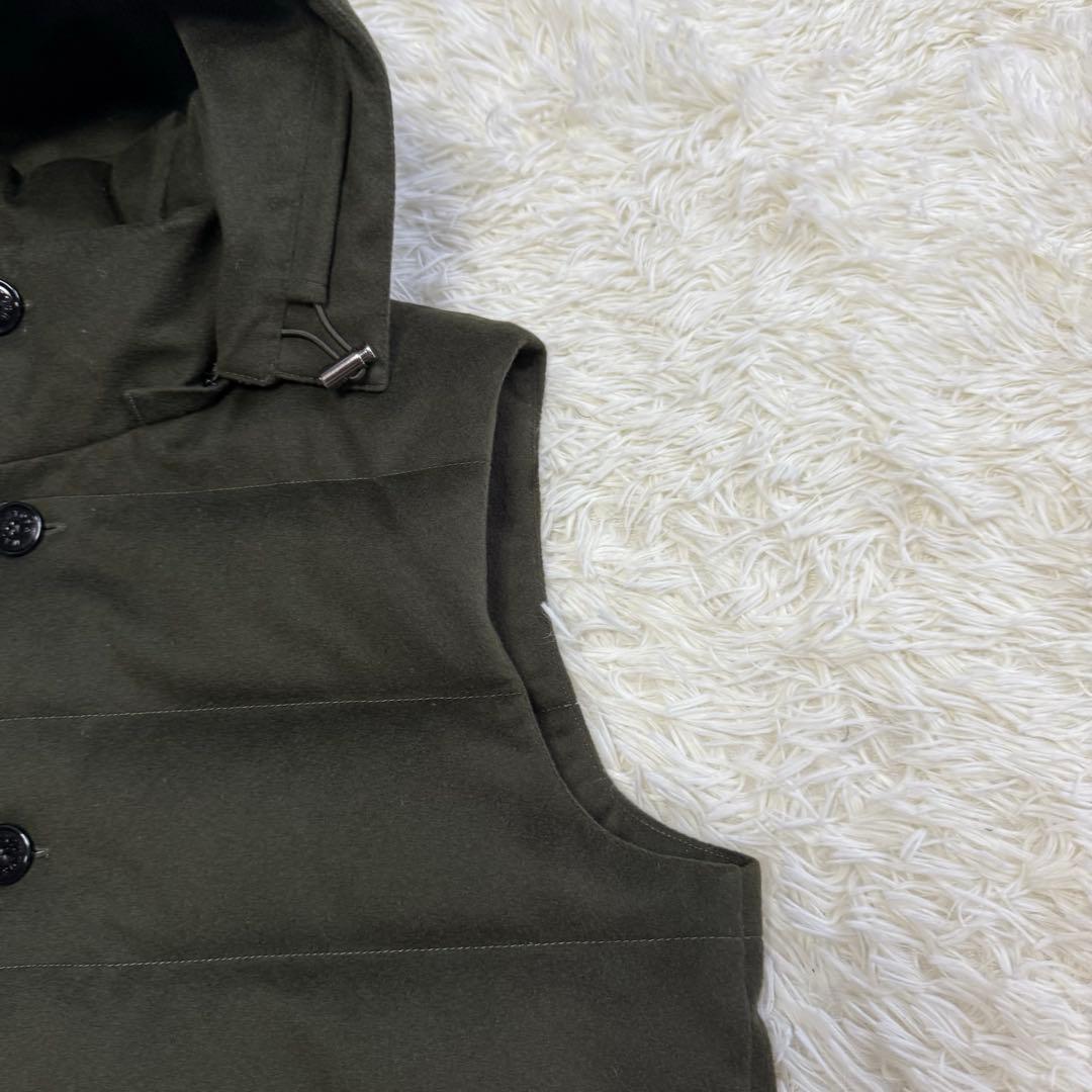 【マッキントッシュ】極美品 ダウンベスト カーキ 42サイズ メンズ 肉厚