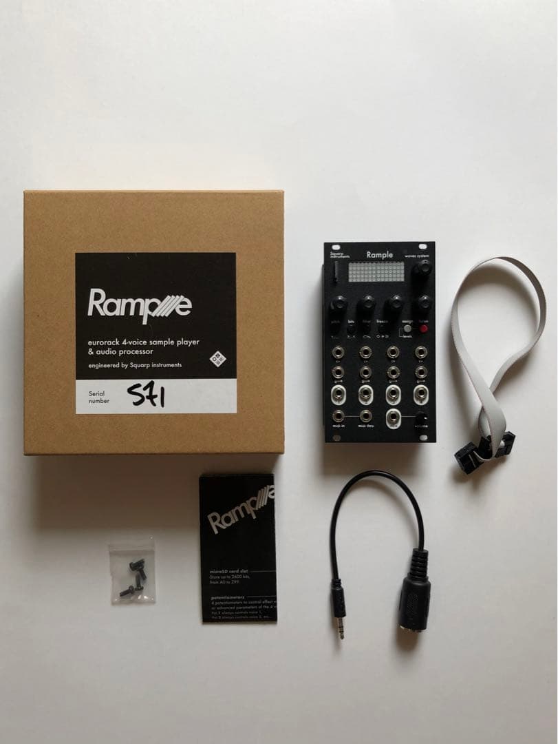 Squarp Instruments rample モジュラーシンセ