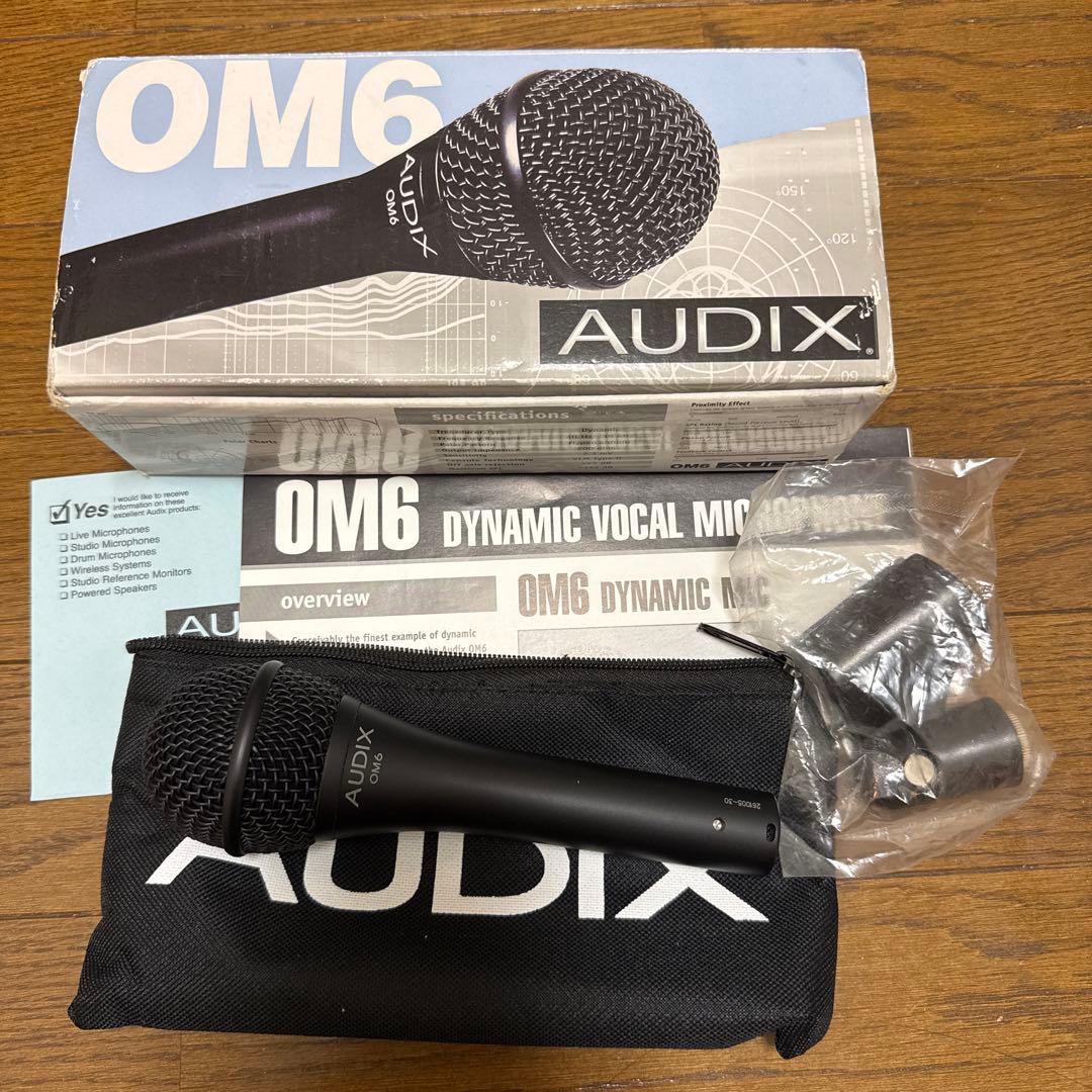 AUDIX ( オーディックス ) / OM6 ダイナミックマイク - メルカリ