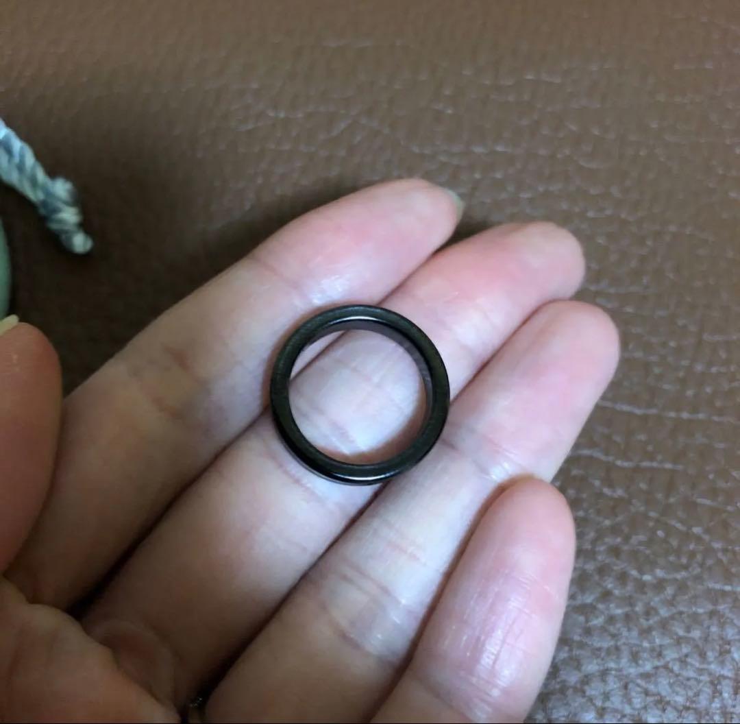 TIFFANY&CO. ティファニー 1837 チタン ナローリング ブラック