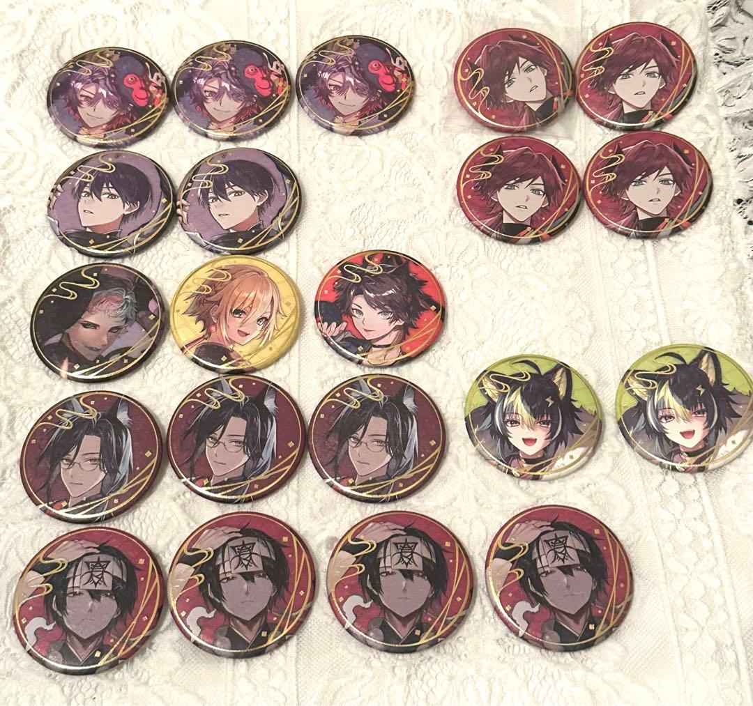 にじさんじ 妖怪万化 缶バッジ にじさんじ 妖怪万化
