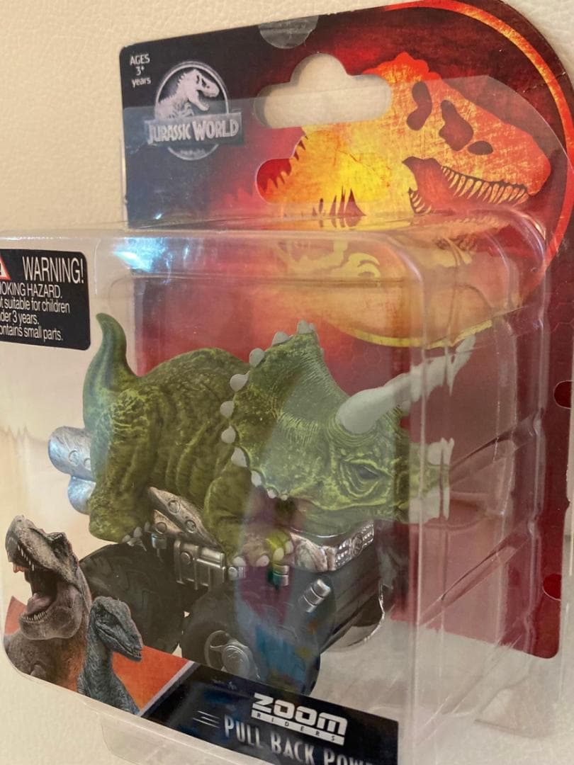 【人気】ジュラシックワールド　プルバッグミニカー 4台セット！