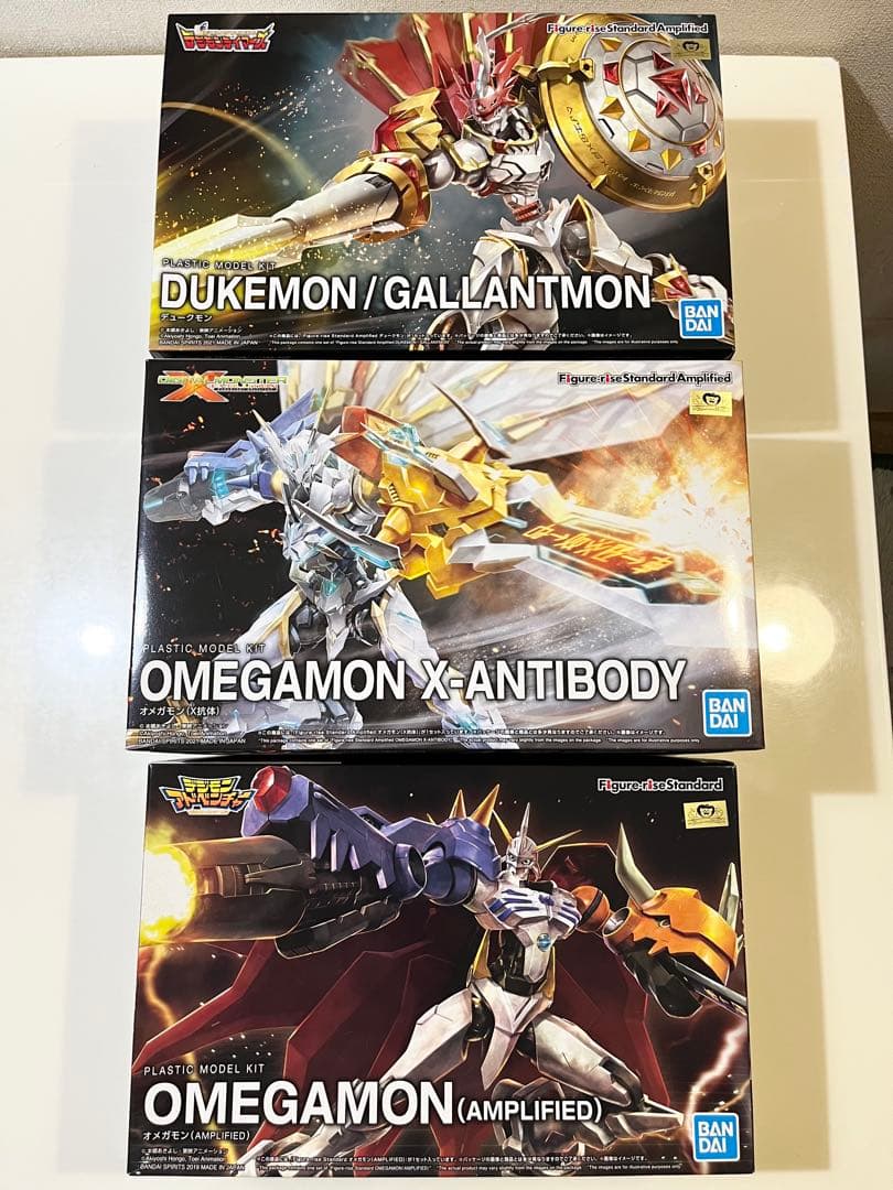 Figure-rise Standard オメガモン デュークモン X抗体 3体 Figure-rise Standard オメガモン デュークモン X抗体 3体 Figure-rise