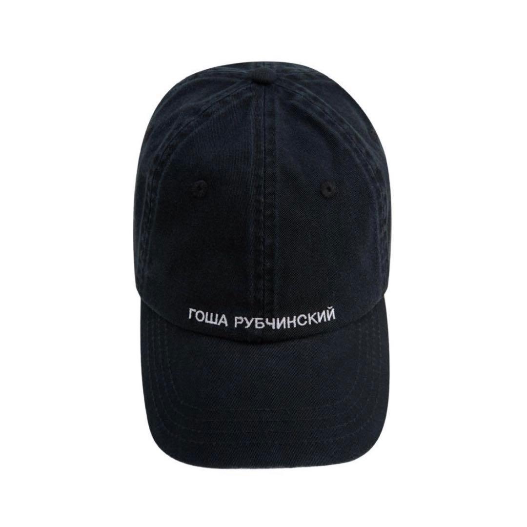 帽子 gosha rubchinskiy baseball cap ГОША РУБЧИНСКИЙ – BLACK BASEBALL CAP GOSHA RUBCHINSKIY